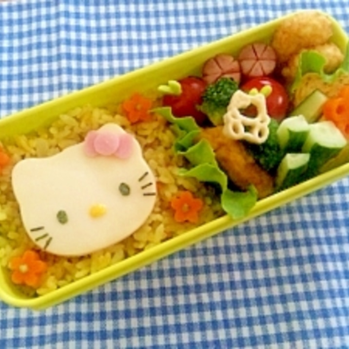 簡単キャラ弁 おにぎりの型でキティちゃん レシピ 作り方 By Cherry05 楽天レシピ 簡単キャラ弁 おにぎりの型でキティちゃん レシピ 作り方 By Cherry05 楽天レシピ